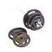 CAP Barbell 1 inch Black 150lb.Grip Plate Set