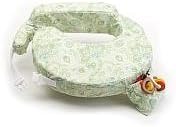 Baby / Child My Brest Friend Inflatable 100% Cotton Travel Modern Nursing Pillow In Green Paisley - Easy Store Infant