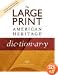 The Large Print American Heritage Dictionary, Revised Edition