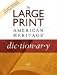 Books : The Large Print American Heritage Dictionary, Revised Edition