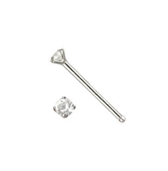 .925 Sterling Silver Nose Stud 1.5 mm End Ball