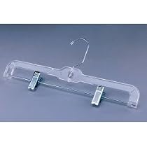 Crystal Skirt/Slack Hangers (12) (Clear) (Set of 12)
