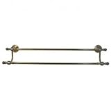 Allied Brass 18 quot Double Towel Bar Satin Gold RW 72 18 SGD