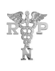 NursingPin - Registered Practical Nurse RPN Graduation Nursing Pin with Diamond in Silver