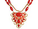 Carolee Palm Beach Coral Bib Necklace