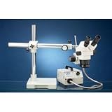 Luxo 18711 System 250-RLI Stereo Zoom Binocular with BoomStand and Fiber Optic Ring Light