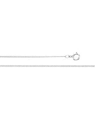 Curb Chain 14K Gold White Ch11 24 Inch