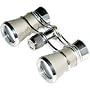 Adorama 3 x 25 Focusing Opera Glass Binocular, Platinum with Silver Trim