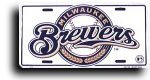 MLB License Plate - Milwaukee Brewers
