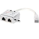 21WvJOkOF2L. SL160  Equip Anschlussverdoppler Cat. 5e (RJ45 Stecker   2x RJ45 Buchse)