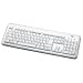 Electronics : Irocks USB Keyboard Silver Frame White Mac/win