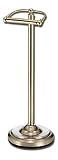 Free Standing Toilet Tissue Holder - Satin Nickel