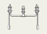 whirlpool tub faucets Delta RP23601 Roman Tub/Whirlpool Faucet Rough In
