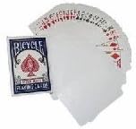 Blank Back Cards (Bicycle) by US Playing Card