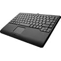 Perixx Industrial Touchpad Keyboard Periboard 502, USB, schwarz Kompakttastatur mit integriertem Touchpad, f&uuml;r 19 Anwendungen geeignet