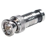Impact Acoustics Compression BNC-Type Connector for RG59 - Video connector - BNC (M) - ( RG-59 ) - chrome (pack of 20 )