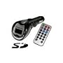RYOTECH In Car MP3 Player Wireless FM Modulator Transmitter Tuner with Remote and LCD Display 200 Channels USB and Audio Input Supports USB Slot for Pendrive Flashdrive Memory SD MMC cards upto 8GB