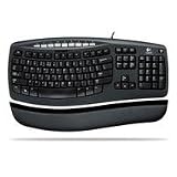 Logitech Comfort Wave 450 - Keyboard - USB - ergonomic