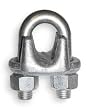 Industrial Grade 4DV39 Clip, Wire Rope, 1/2 In Wire Rope Dia