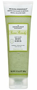 Aromafloria AromaRemedy Salt Glow Body Scrub - 12 oz.