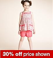 2 Piece Autograph Pure Cotton Floral Top & Shorts Outfit