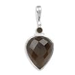 .925 Silver & Smokey Quartz Pendant