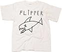 FLIPPER - Fish Logo - White T-shirt