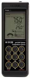 Hanna HI9126 -2-16ph Waterproof Ph/mv Meter W/cal Check.