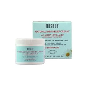 Masada Natural Pain Relief Cream with Alpha Lipoic Acid