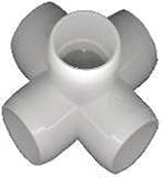 Davids Greenhouse 5 Way Cross for 1 Inch PVC Pipe 4 per Box