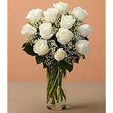 Roses - One Dozen Long Stemmed White Roses