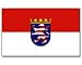 Stock-Flagge 30 x 45 : Hessen
