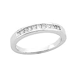 Platinum Diamond Wedding/Anniversary Band - 0.33 Ct. TW - Sizes 5.0 to 8.5