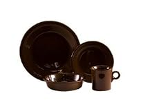 Fiesta 4-Piece Dinnerware Place Setting, Chocolate