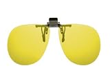 Cocoons Aviator Clip-on Sunglasses Jaune LF701Y Polaris&eacute;