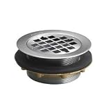 KOHLER K-9132-G Shower Drain, Brushed Chrome