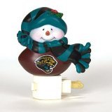 SC Sports Jacksonville Jaguars Snowman Night Light- Set of 2 Set of 2