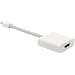 qCable mini Displayport-zu-HDMI-Adapter f�r Video- und Audio-�bertragung wei�