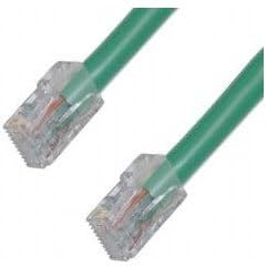 25 Ft Ethernet Network Patch Cable Cord Rj45 Cat5e Green for Internet Routers and Gaming by CRISTA Micro