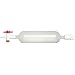 Bel-Art Scienceware 199550000 Polypropylene Gas Sampling Bulb with Stopcock and Septum Ends, 2" OD x 12-1/2" Length, 250cc Capacity