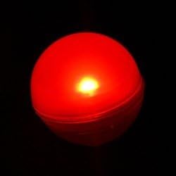 Red Fairy LED Light, Glowing Pearl, Magical Wedding Centerpiece, Party Light, for Wedding Birthday, Anniversary, Backyard -Set of 12 (Red)