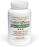 NaturaBrew Organic **Non-Toxic** Coffee &amp; Espresso Machine Cleaner &amp; Descaler Powder Fast and Effective Descaling of Coffee Equipment Cleaner for Boilers, Heating Elements and Lines (8oz)