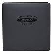 BCW - Premium Collectors Binder (D Ring) Album - Black Leatherette - Great for Coin & Currency Storage!