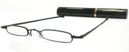 ilovemyreadingglasses Metal Black Reading Glasses +1.0