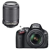 Buy Nikon D5100 Digital SLR Camera with 18mm - 55mm f/3.5-5.6G AF-S DX (VR) Lens, & 55mm - 200mm f/4-5.6G ED AF-S VR Zoom Lens U.S.A. Warranty at amazon.com