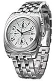 Pulsar PF3287 Alarm Chrono White Dial Stainless Steel Men's Watch