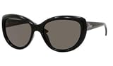 Christian Dior Sunglasses Dior Ladycat 1 / Frame: Shiny Black Lens: Brown Gray
