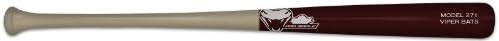 Viper Bats Maple Baseball Bat - 271 - Black Cherry Barrel / Clear Handle - 32"