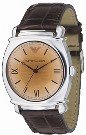 Emporio Armani AR0264 Gents Designer Leather watch :  emporio armani ar0264 gents designer leather watch
