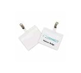 Diverse: Namensschild 60x90mm m.Clip offen 25St